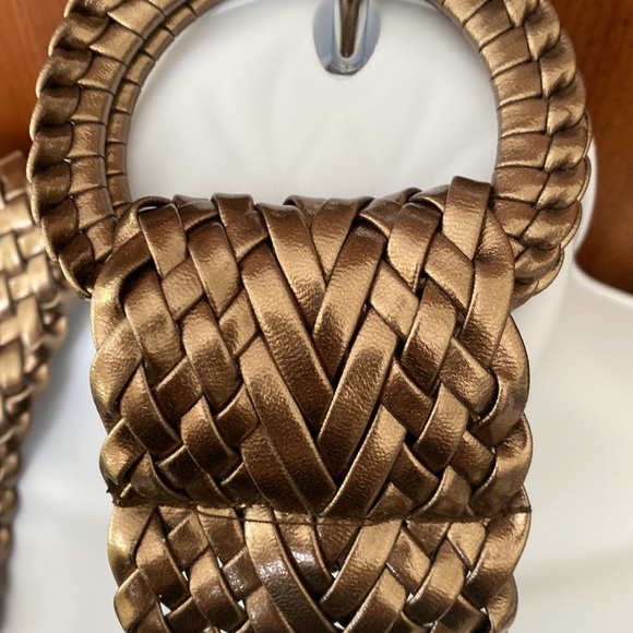 Gold braided belt main image 5